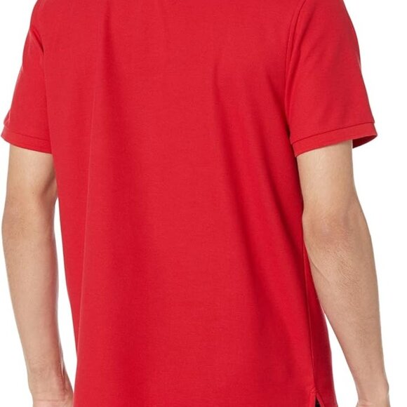Psycho Bunny Classic Short Sleeve Solid Polo Shirt Brillant Red - Picture 3 of 9